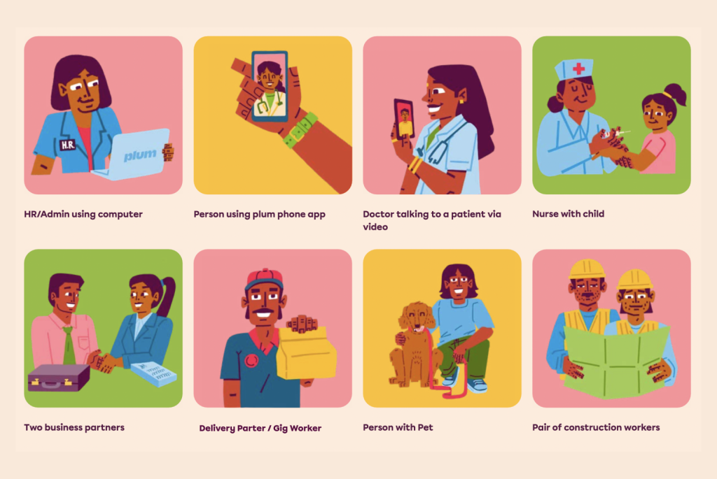 Plum Illustrations
